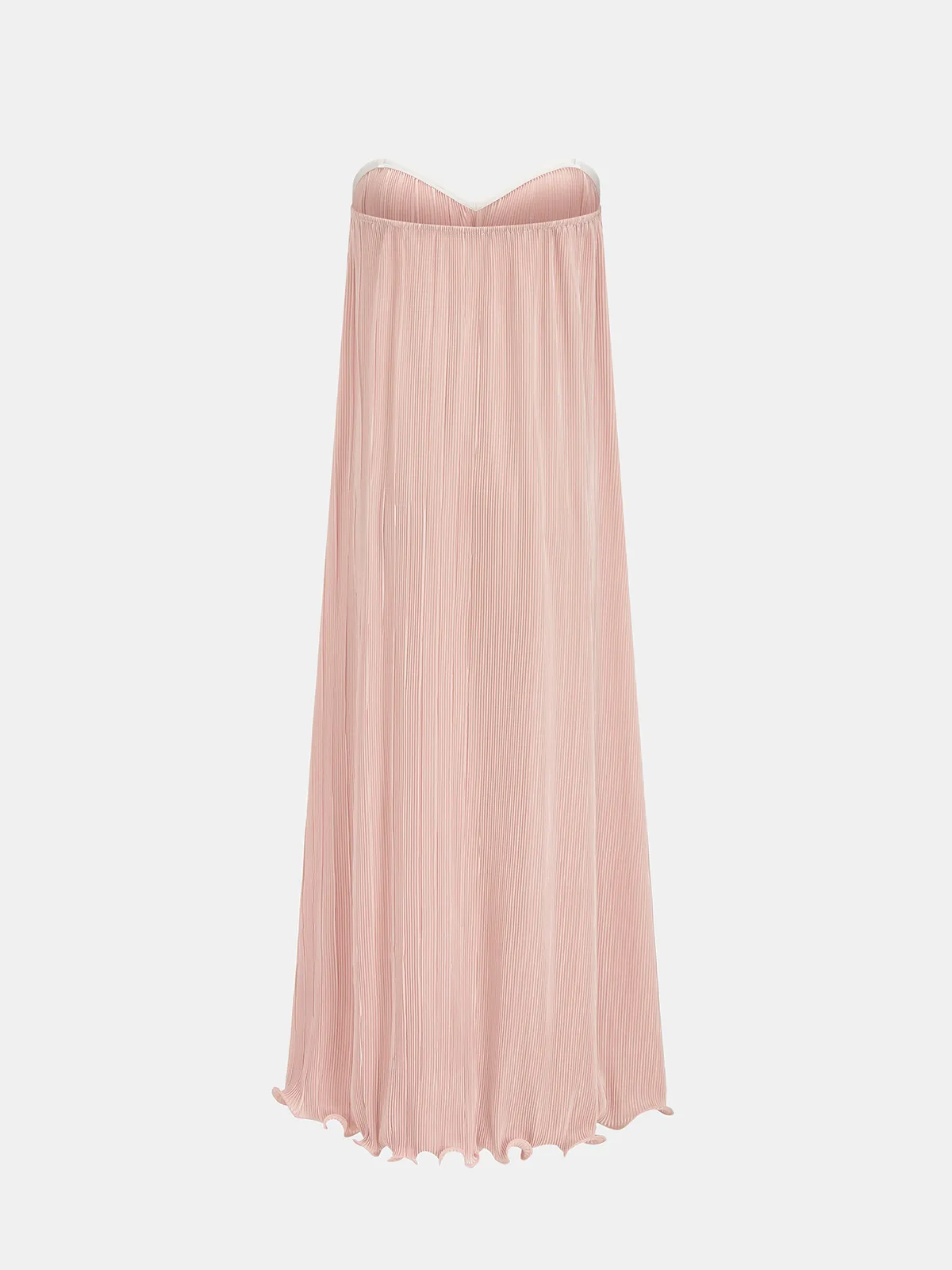 Strapless Pleated Maxi Dress sold by COMMENSE product image thumbnail 3