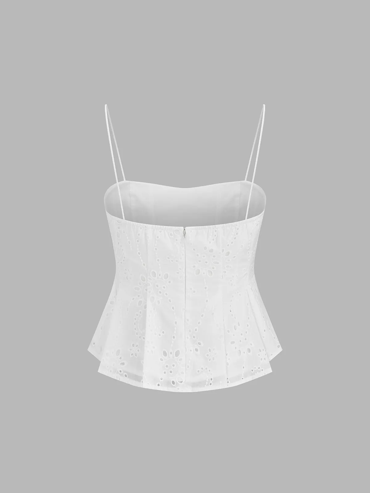 Eyelet Embroidered Cami Top & Midi Skirt Set sold by COMMENSE product image thumbnail 4