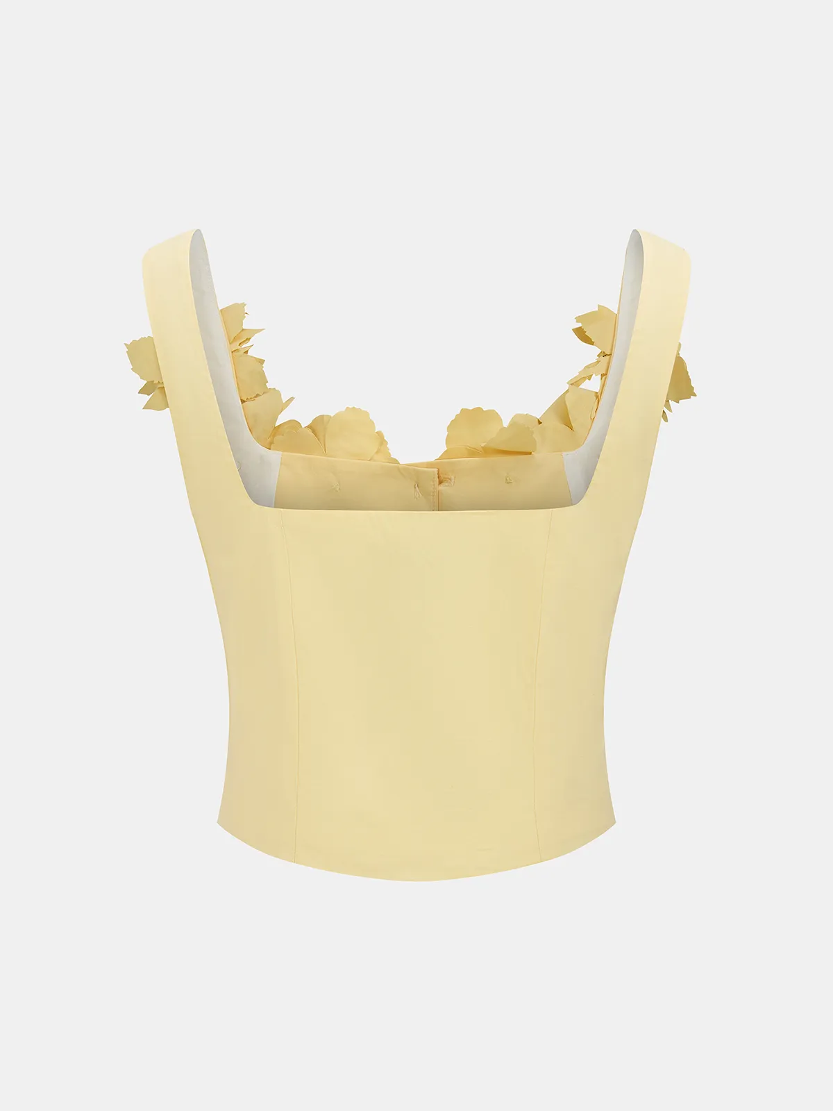 3D Floral Crop Top & Pleated Midi Skirt Set sold by COMMENSE product image thumbnail 3