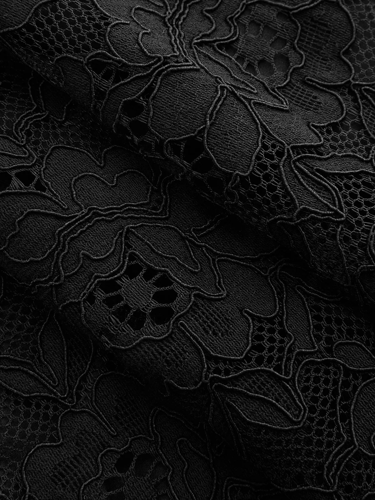Floral Lace High-Waisted Shorts sold by COMMENSE product image thumbnail 3