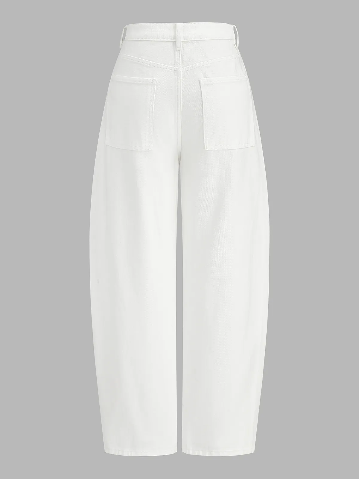 Mid-Waist Curved Leg Denim Pants sold by COMMENSE product image thumbnail 3