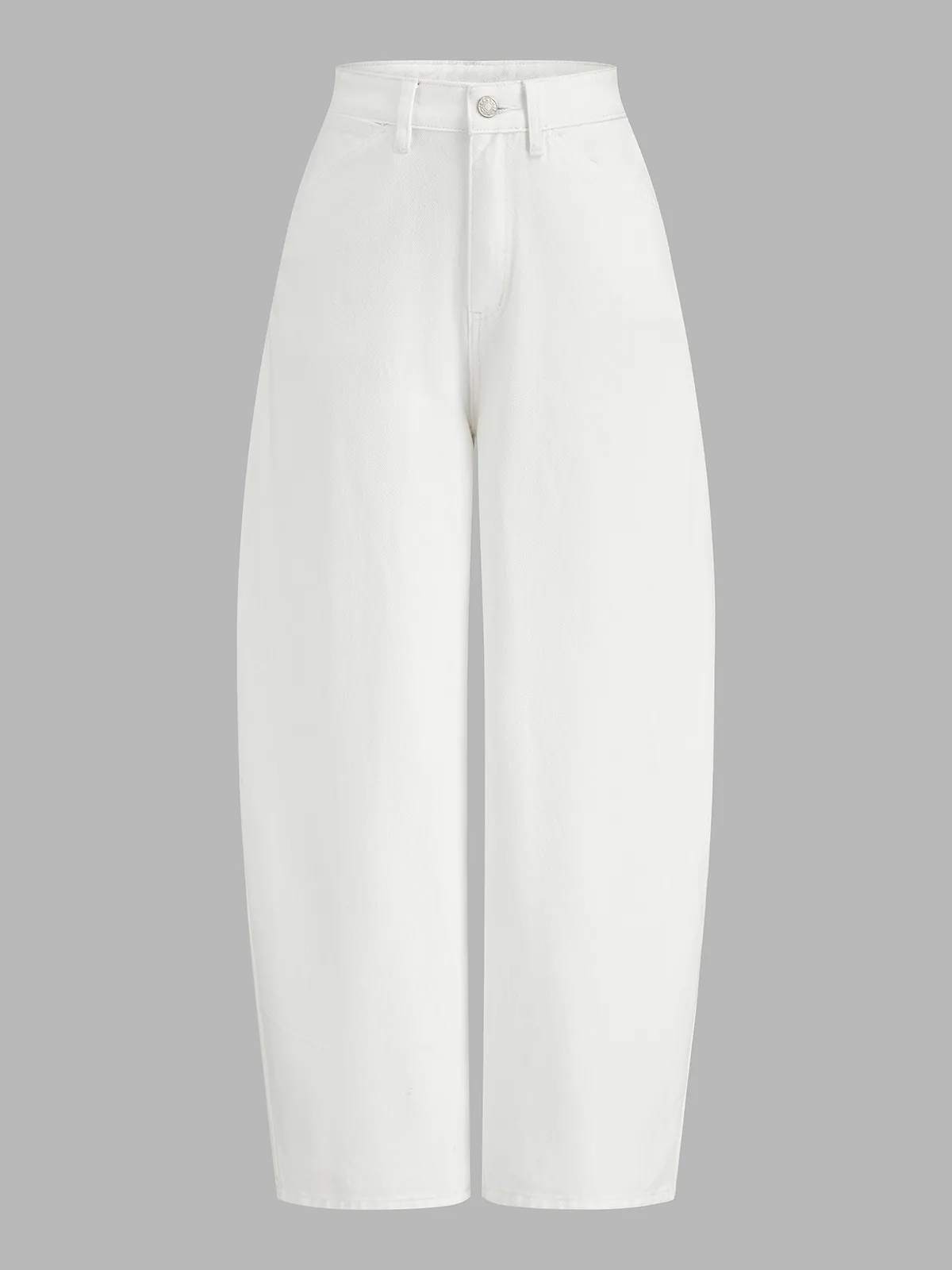 Mid-Waist Curved Leg Denim Pants sold by COMMENSE product image thumbnail 2