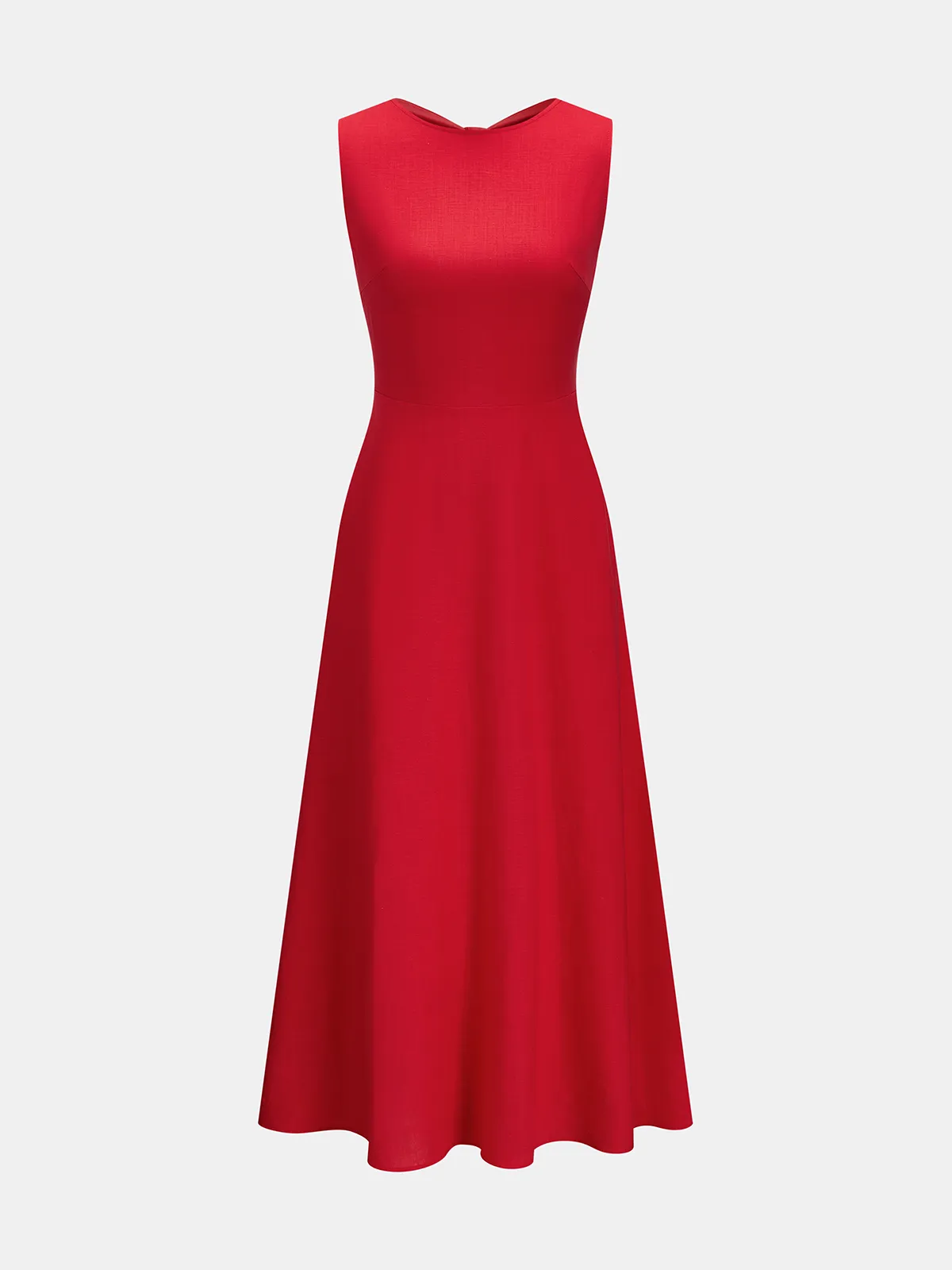 Sleeveless Linen Blend Maxi Dress sold by COMMENSE product image thumbnail 3