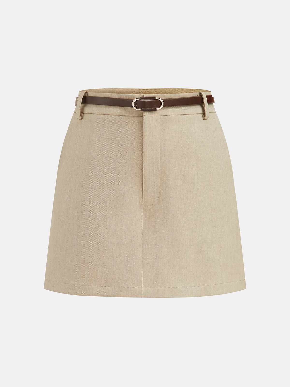 Backless Crop Vest & Belted Skort Set sold by COMMENSE product image thumbnail 5