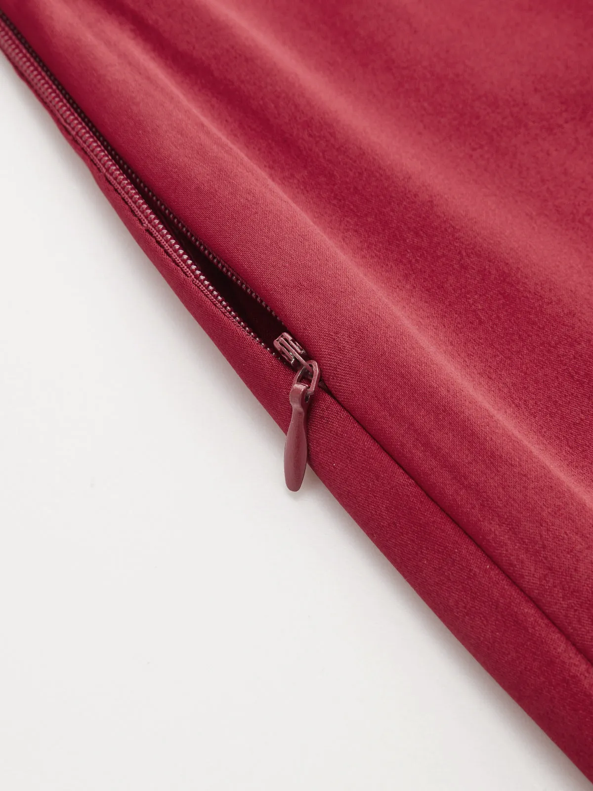Satin One Shoulder Ruched Wrap Maxi Dress sold by COMMENSE product image thumbnail 5