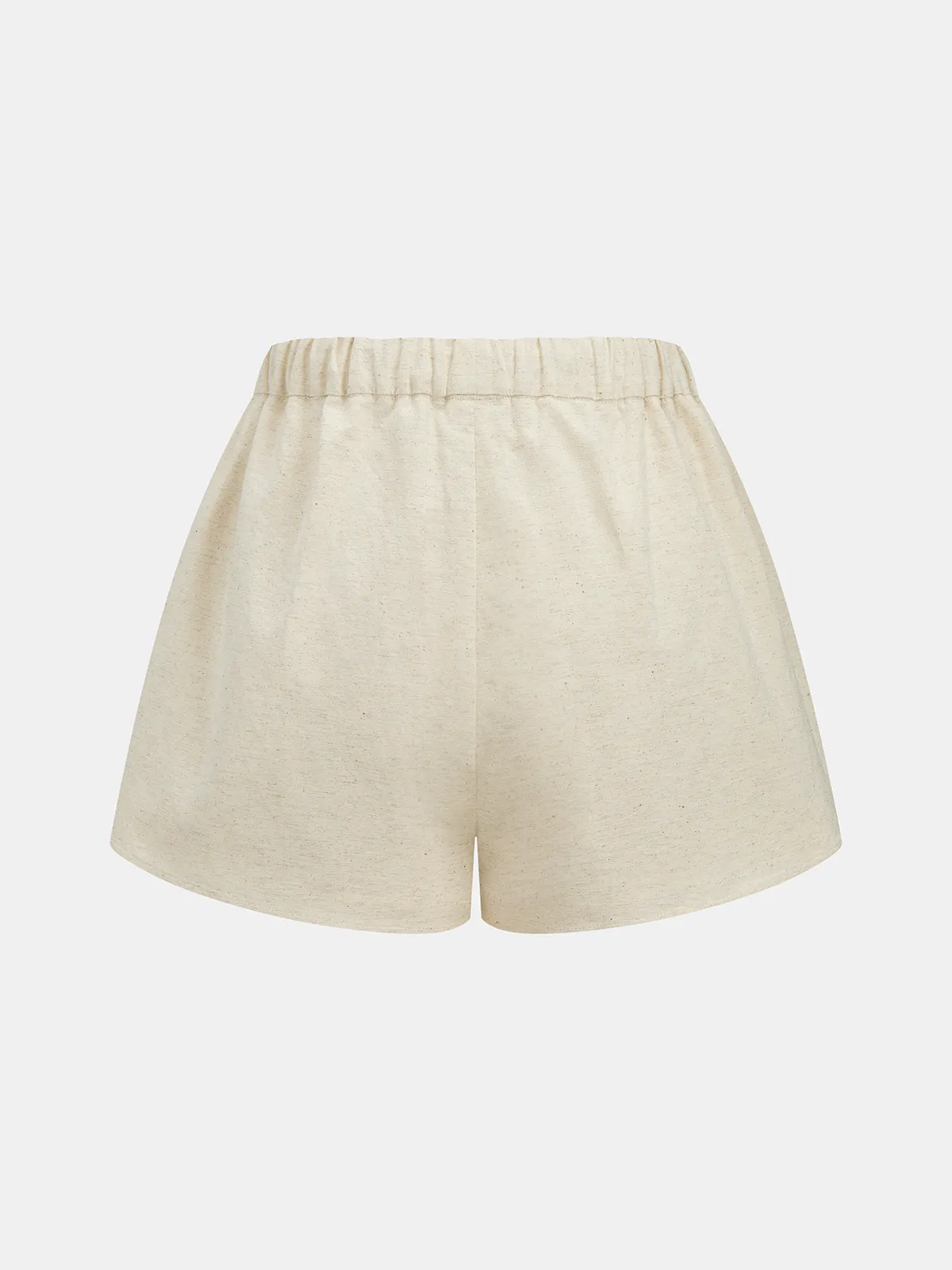 Cotton Linen One Shoulder Top & Shorts Set sold by COMMENSE product image thumbnail 5