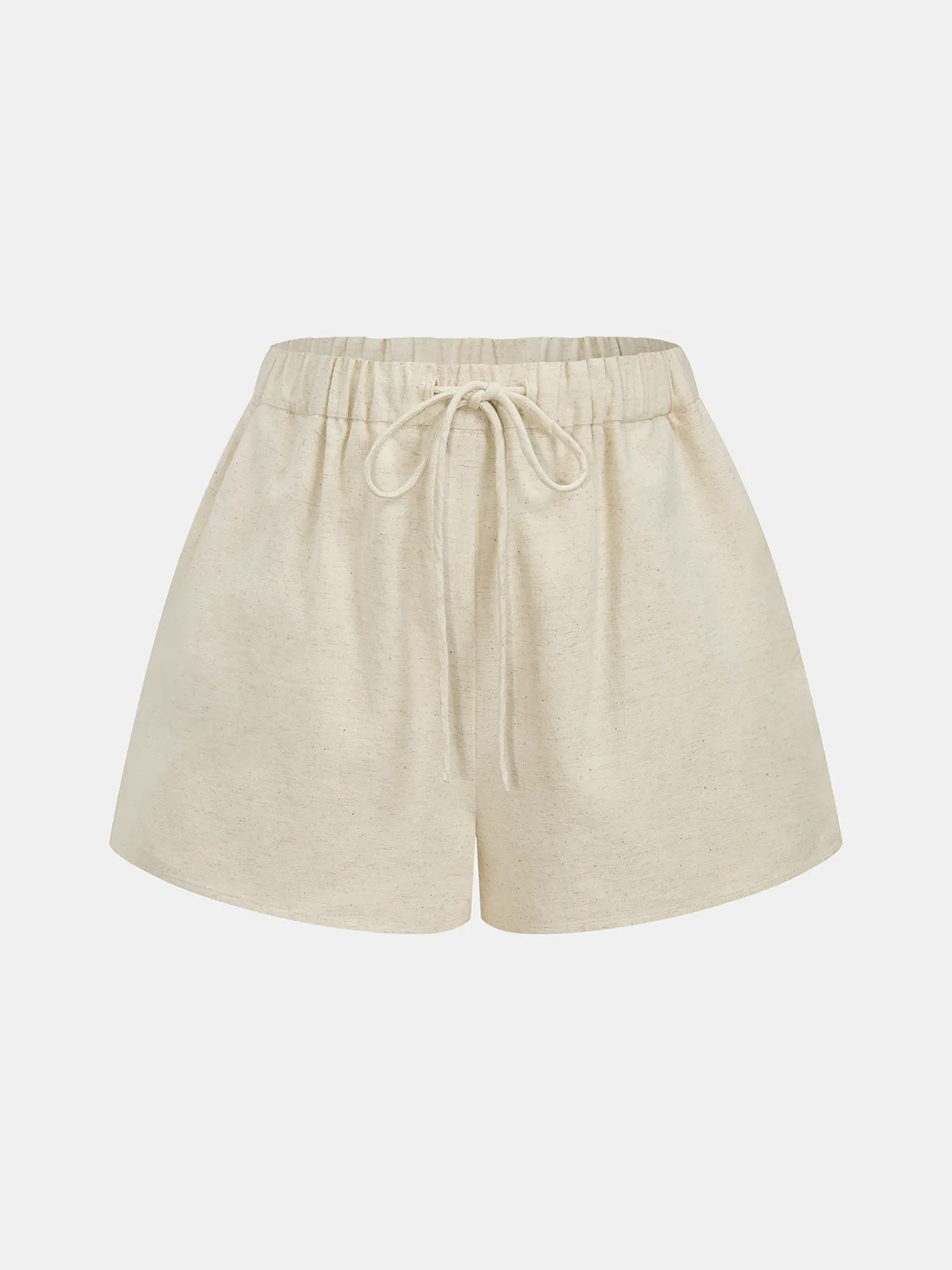 Cotton Linen One Shoulder Top & Shorts Set sold by COMMENSE product image thumbnail 4