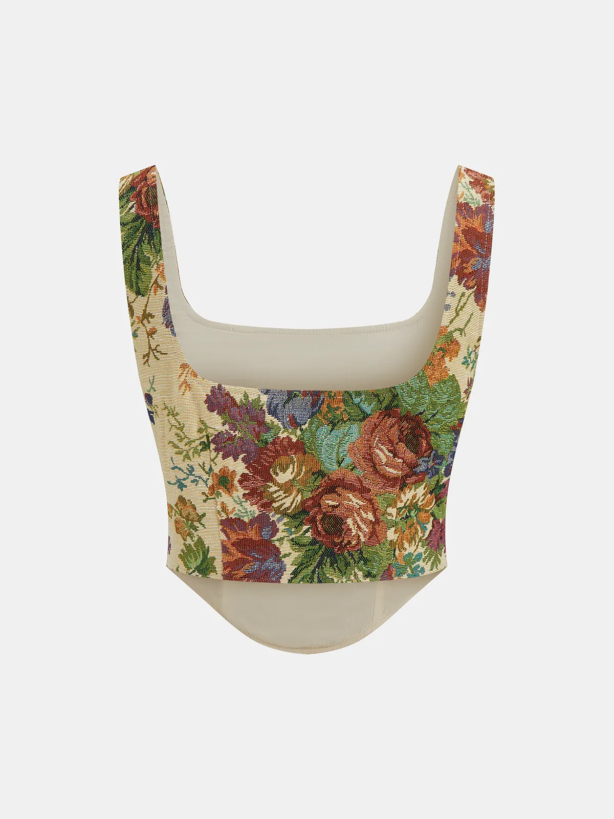 Floral Printed Corset & Mini Skirt Set sold by COMMENSE product image thumbnail 3