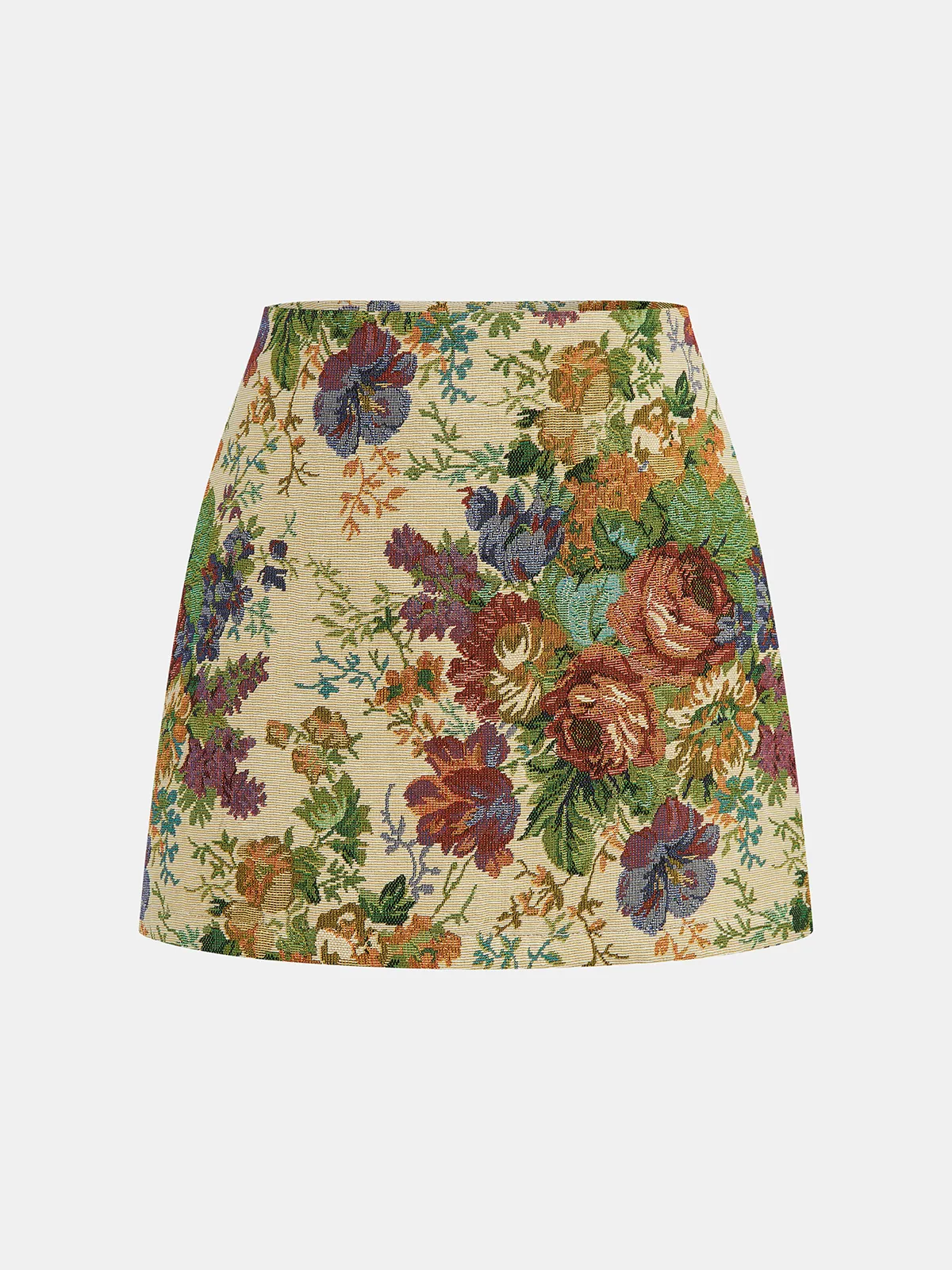 Floral Printed Corset & Mini Skirt Set sold by COMMENSE product image thumbnail 4