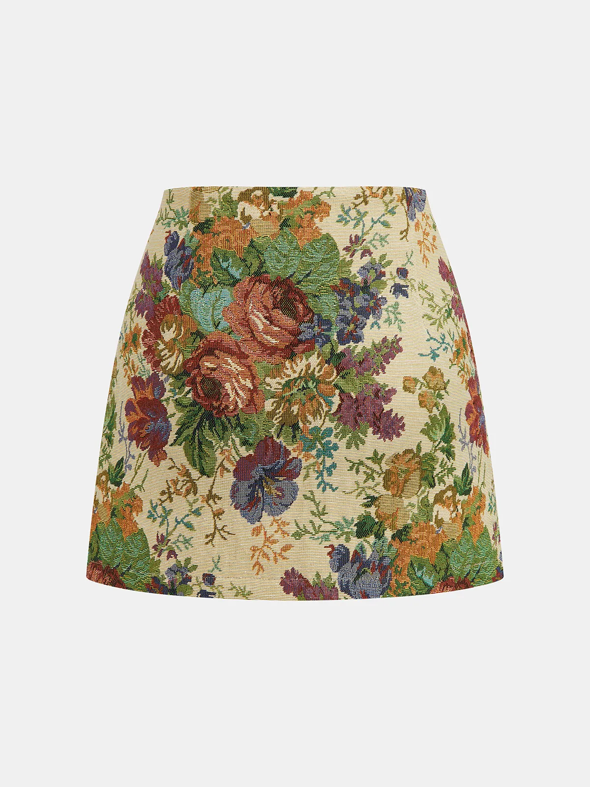 Floral Printed Corset & Mini Skirt Set sold by COMMENSE product image thumbnail 5
