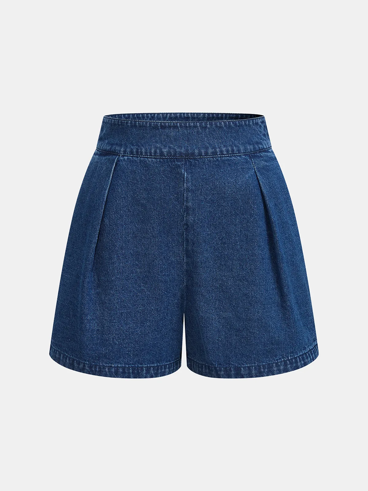 Metal Button Denim Vest & Shorts Set sold by COMMENSE product image thumbnail 4
