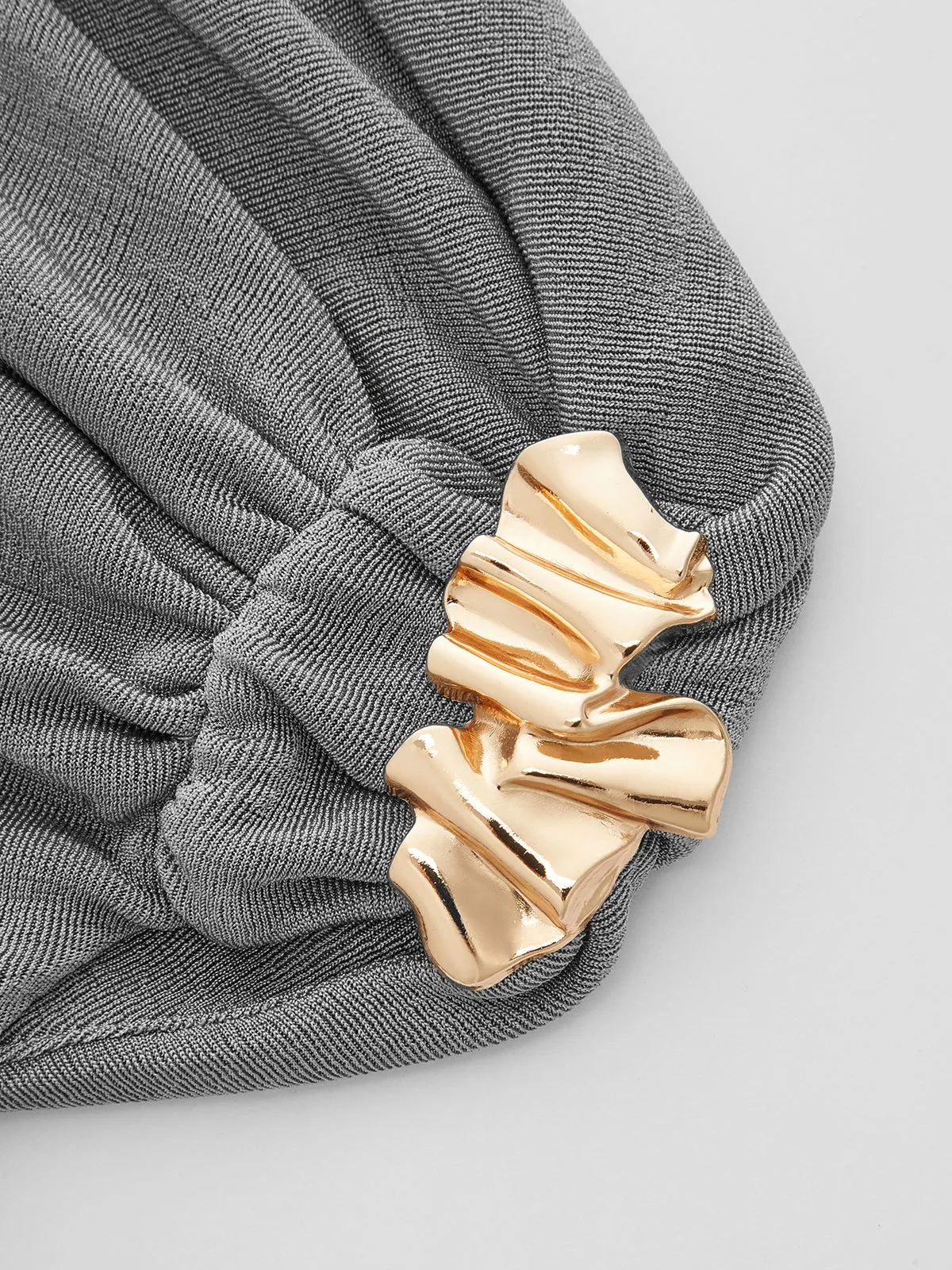 Asymmetrical Off Shoulder Ruched Top sold by COMMENSE product image thumbnail 3
