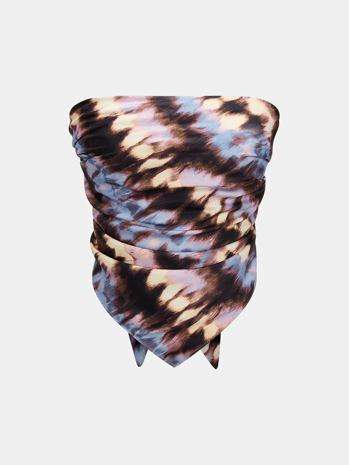 Tie Dye Strapless Top & Shorts Set sold by COMMENSE product image thumbnail 2