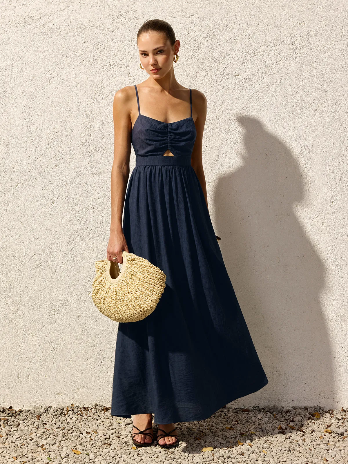 Cut Out Cami Maxi Dress sold by COMMENSE product image thumbnail 2