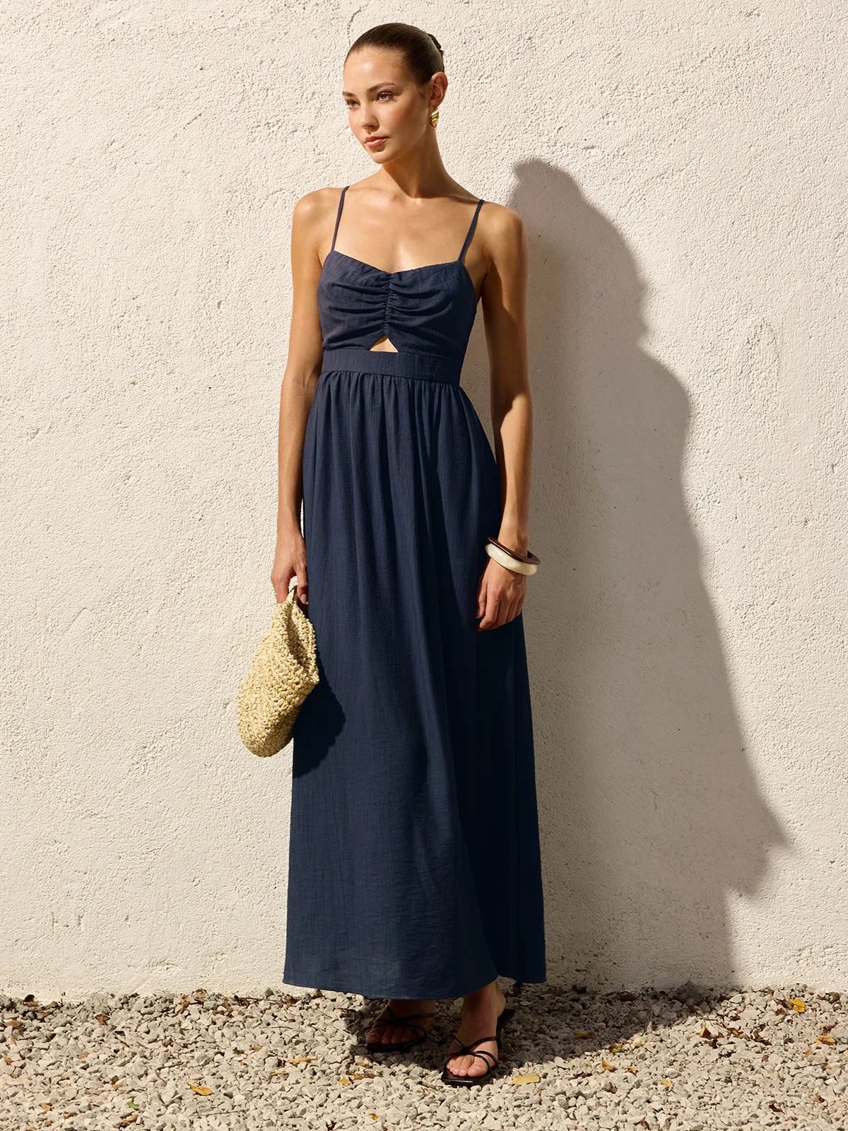 Cut Out Cami Maxi Dress sold by COMMENSE product image thumbnail 3