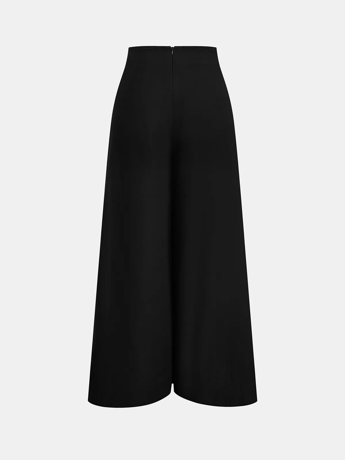 Bow Tie-Waist Side-Slit Wide Leg Pants sold by COMMENSE product image thumbnail 4