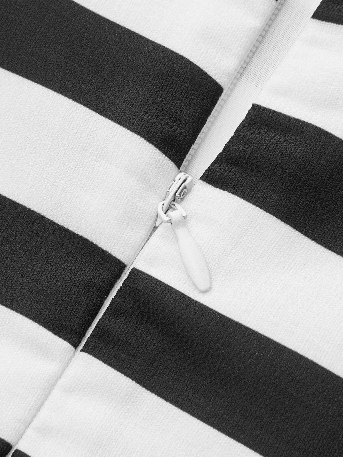 Striped Cami Lace Up Side Maxi Dress sold by COMMENSE product image thumbnail 5