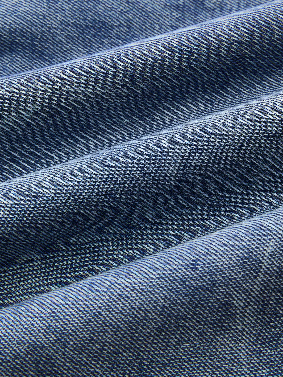 Belted Sleeveless Lapel Denim Shirt Dress sold by COMMENSE product image thumbnail 4