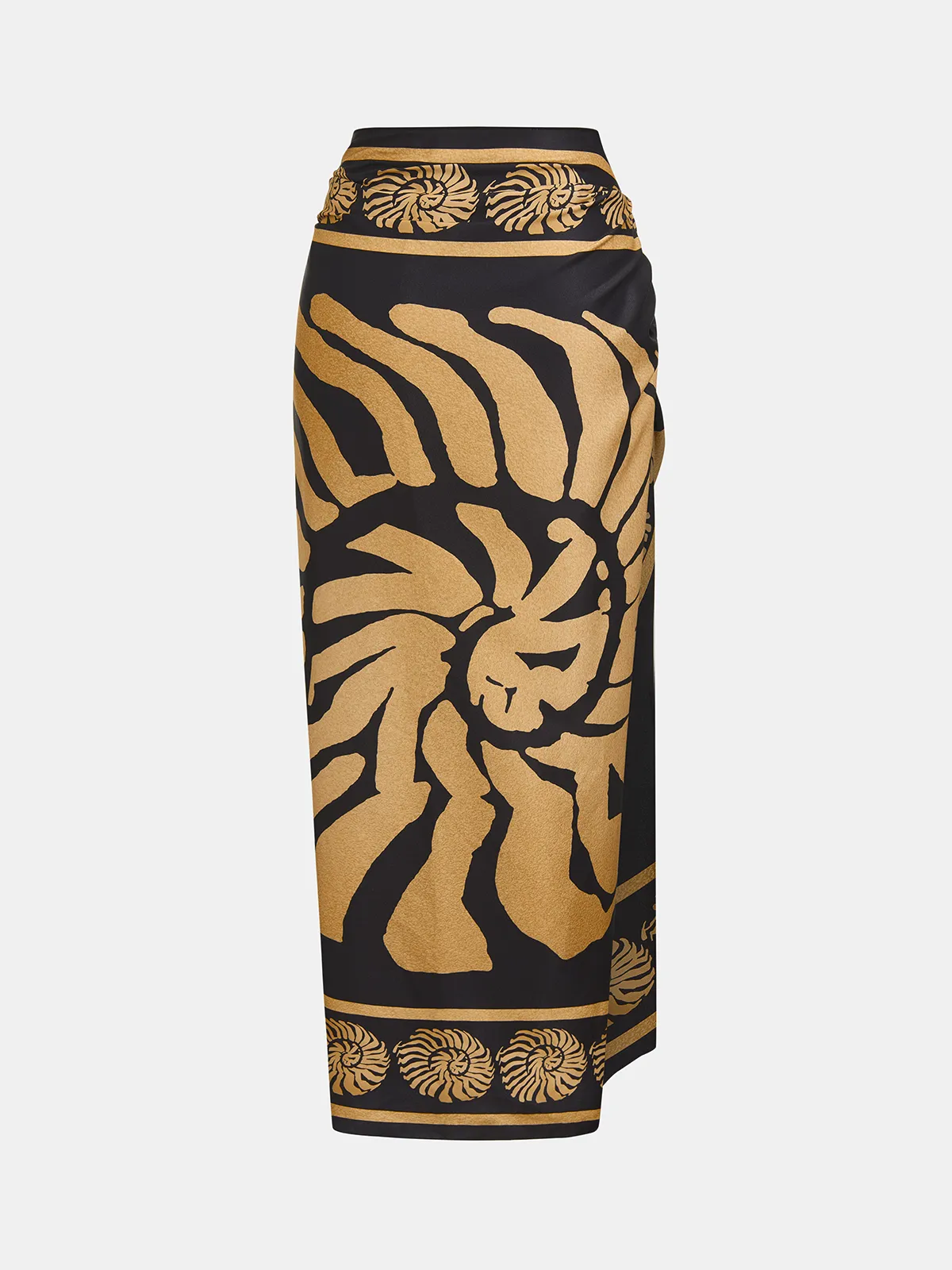 Deep V One Piece Swimsuit & Printed Sarong Set sold by COMMENSE product image thumbnail 5
