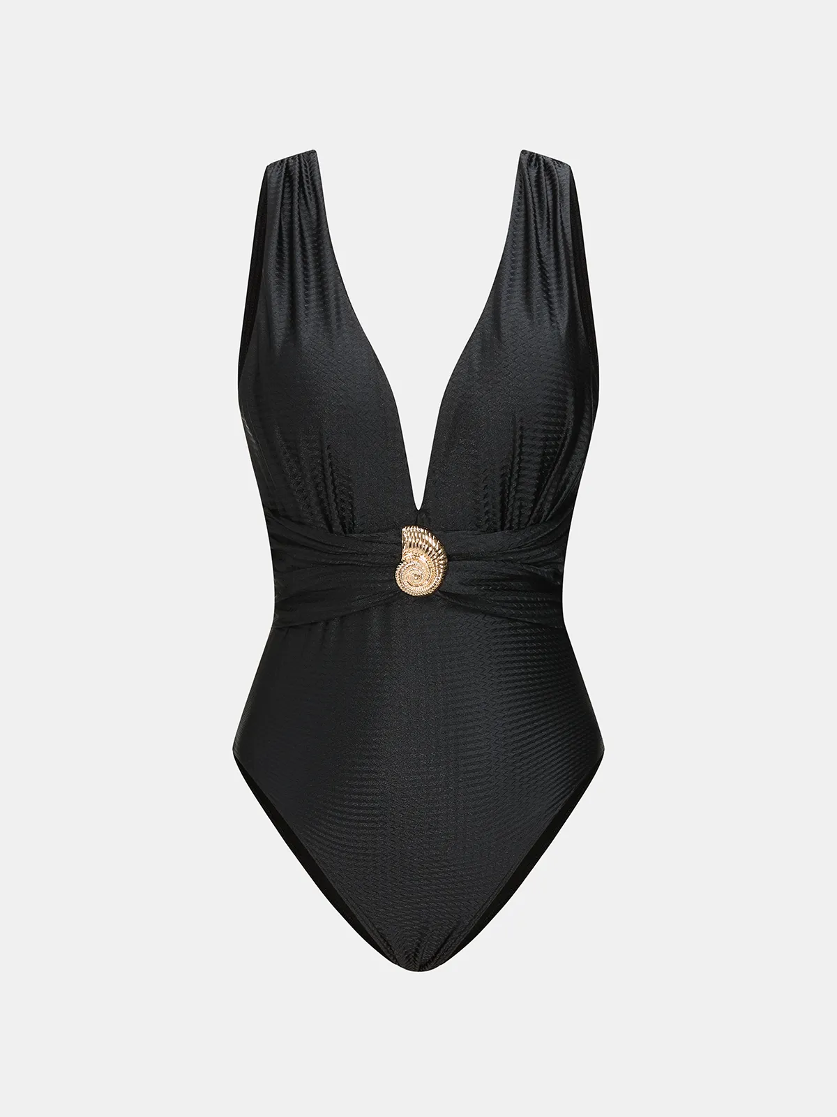 Deep V One Piece Swimsuit & Printed Sarong Set sold by COMMENSE product image thumbnail 2