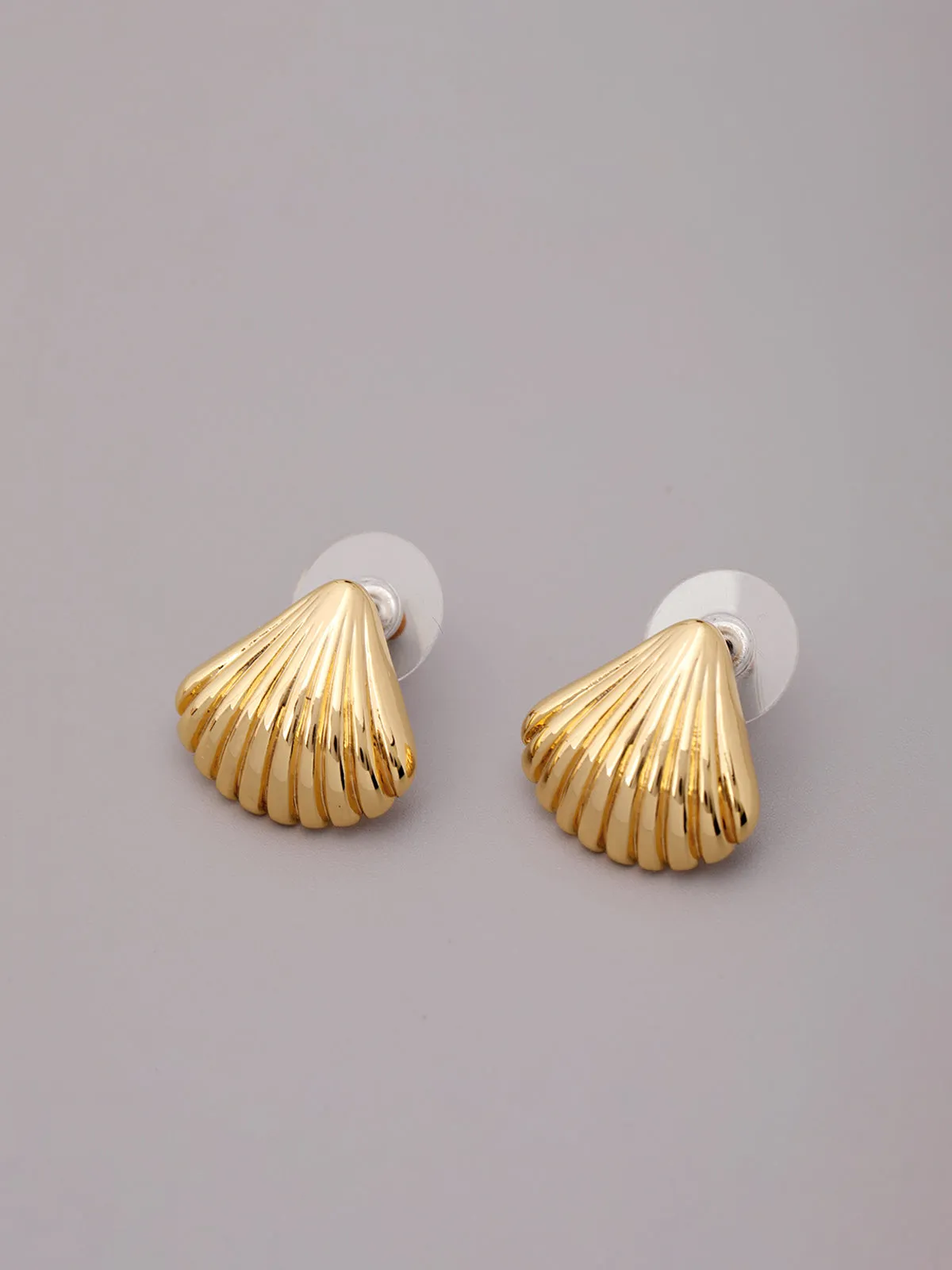 Scallop Shell Stud Earrings sold by COMMENSE