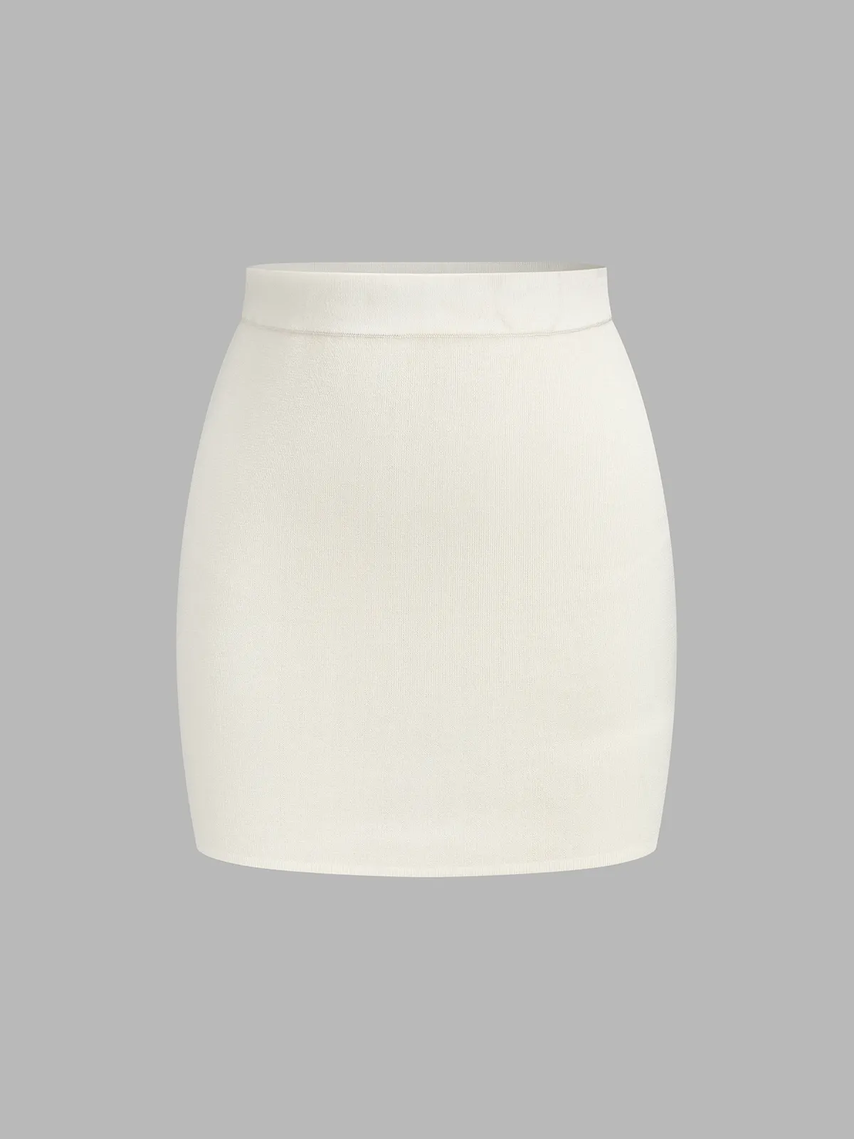 Asymmetric Knit Cape Top & Mini Skirt Set sold by COMMENSE product image thumbnail 5