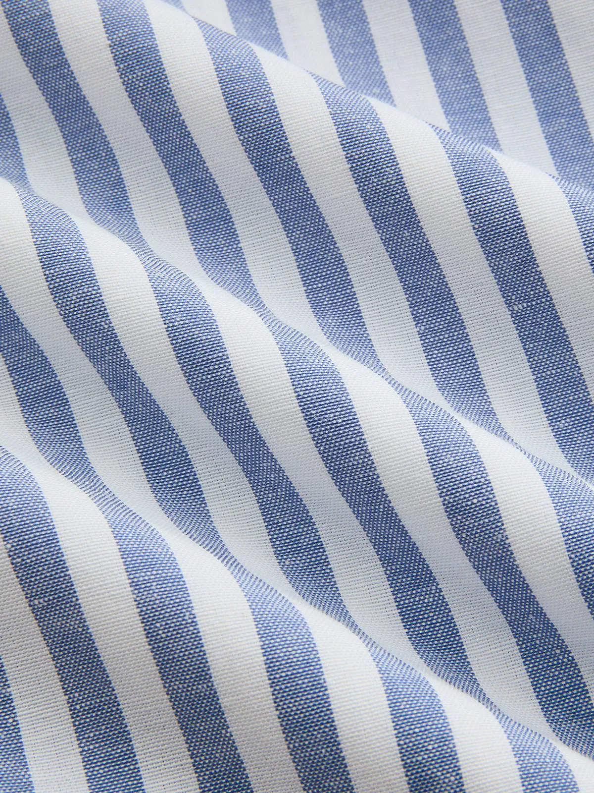 Striped Cotton Blend Collared Halter Midi Dress sold by COMMENSE product image thumbnail 4