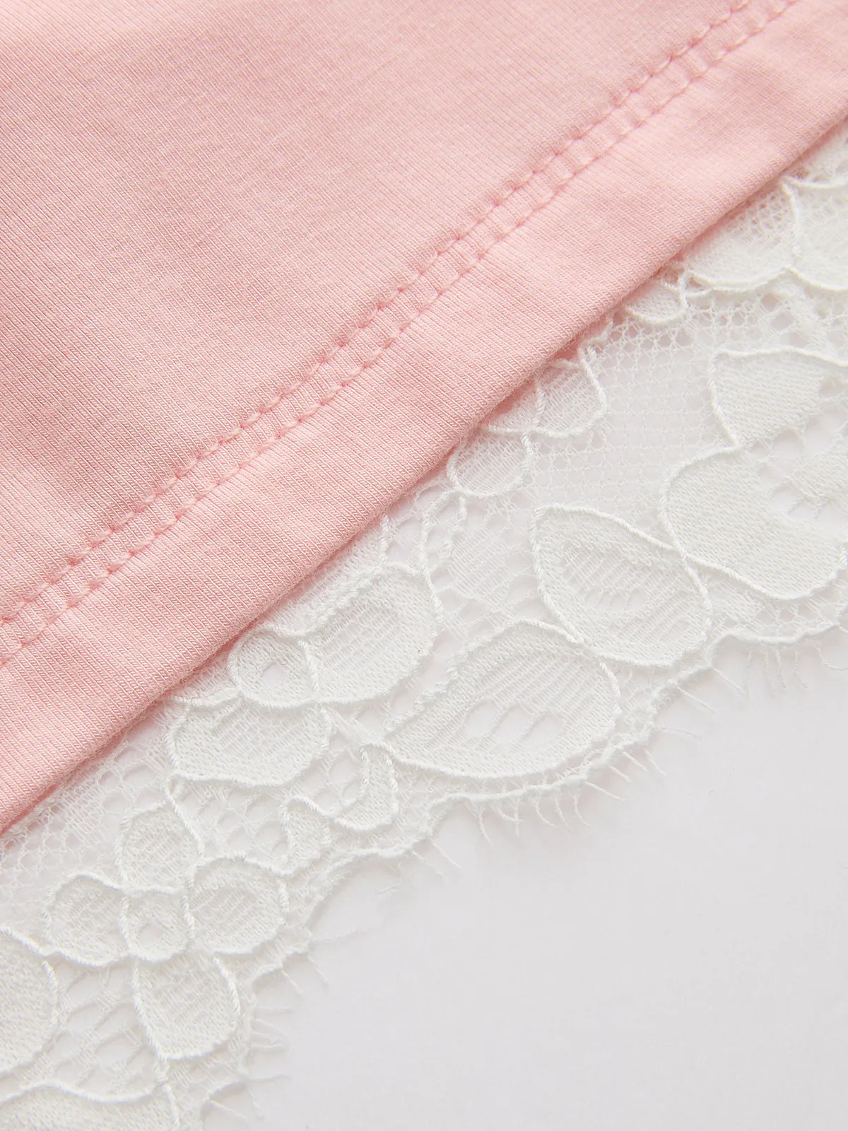 Flutter Sleeve Lace Trim Top sold by COMMENSE product image thumbnail 4