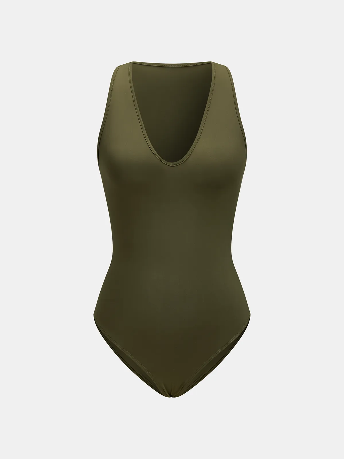 V Neck Sleeveless Bodysuit & Maxi Skirt Set sold by COMMENSE product image thumbnail 2