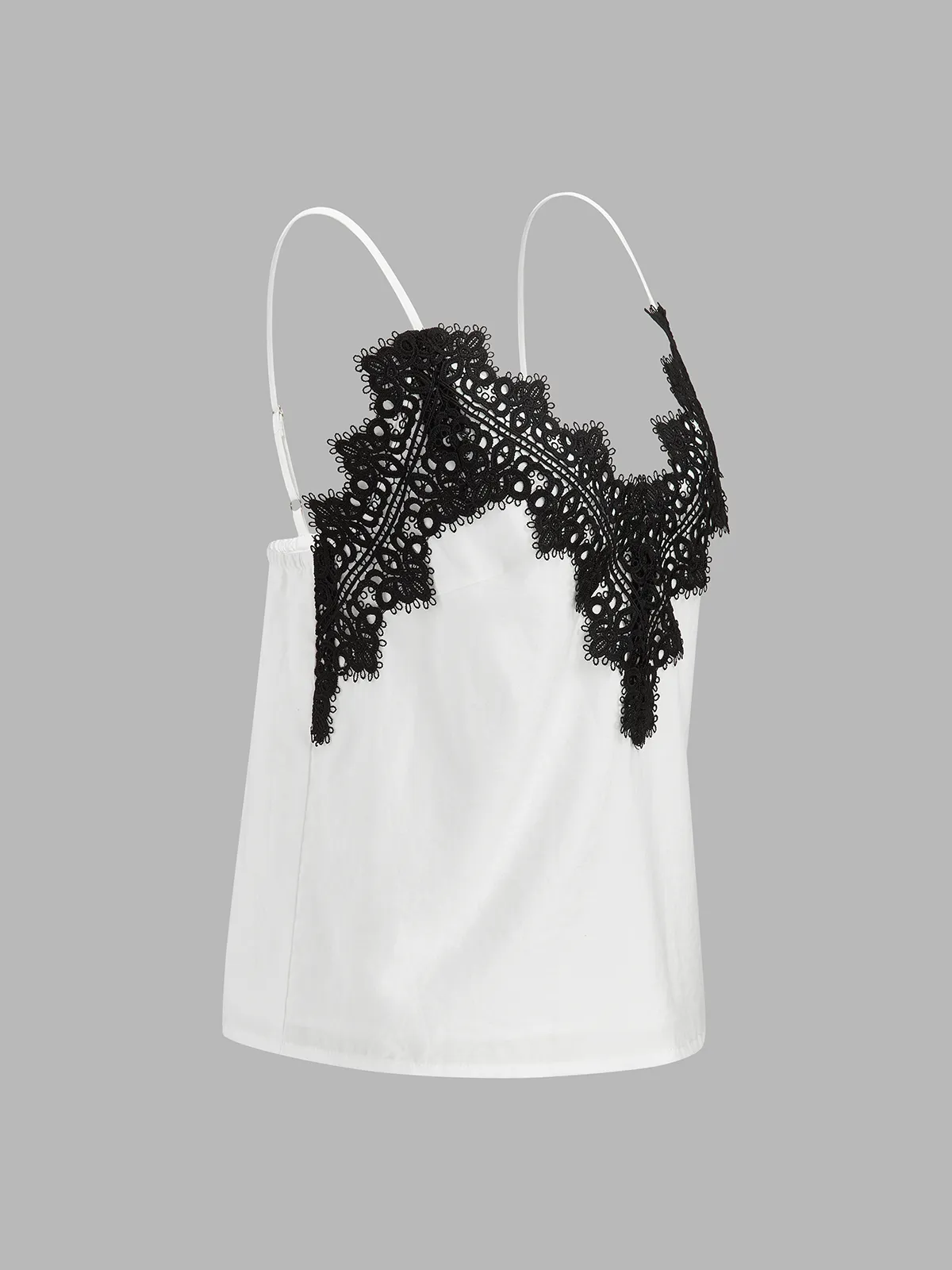 Lace Trim Cami Top & Wide Leg Pants Set sold by COMMENSE product image thumbnail 4