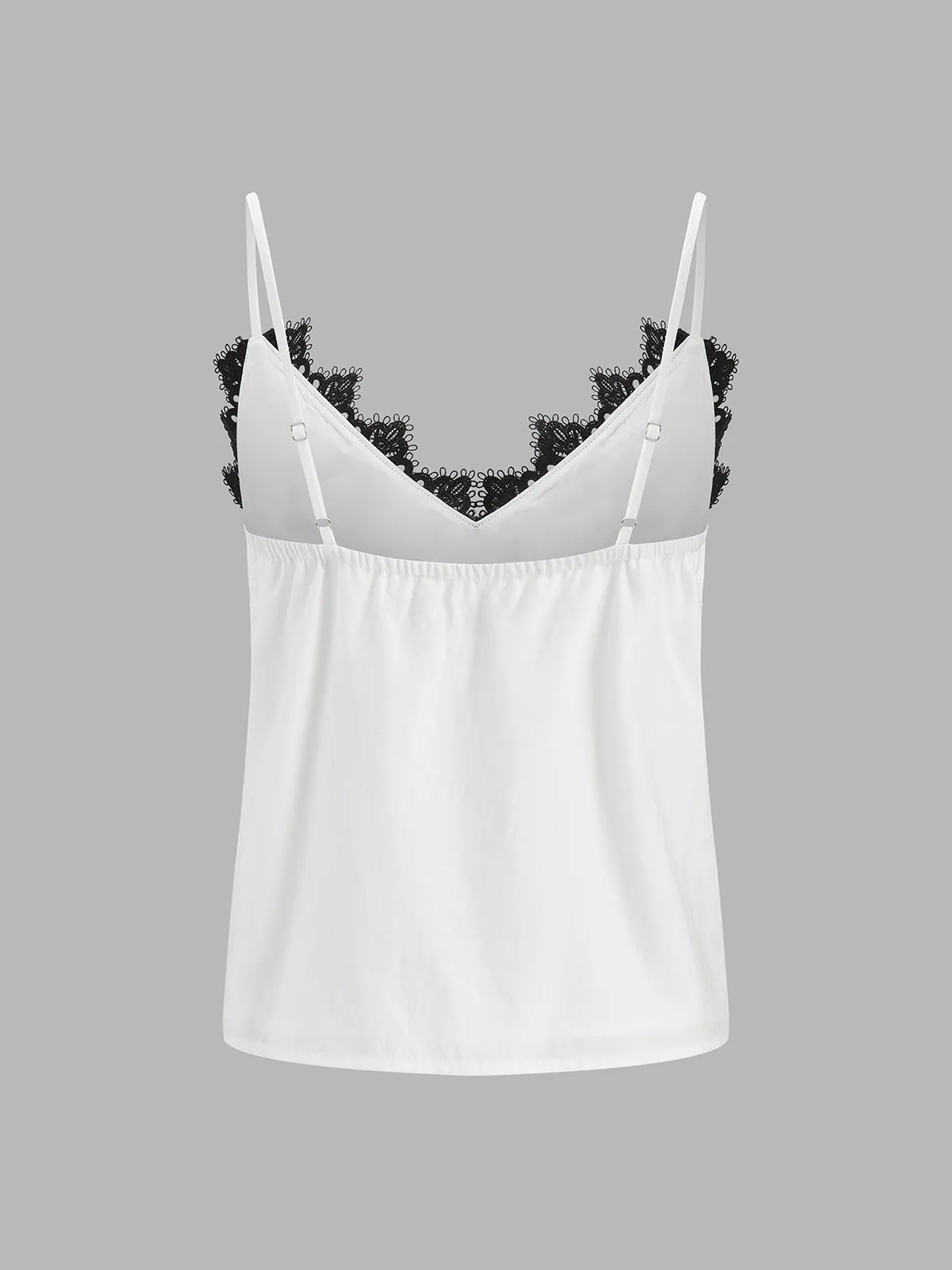 Lace Trim Cami Top & Wide Leg Pants Set sold by COMMENSE product image thumbnail 5