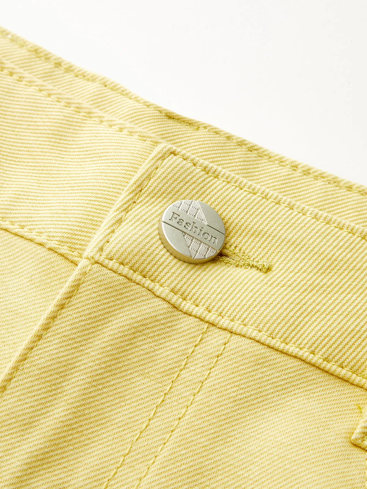 High Waisted Wide Leg Denim Pants sold by COMMENSE product image thumbnail 4