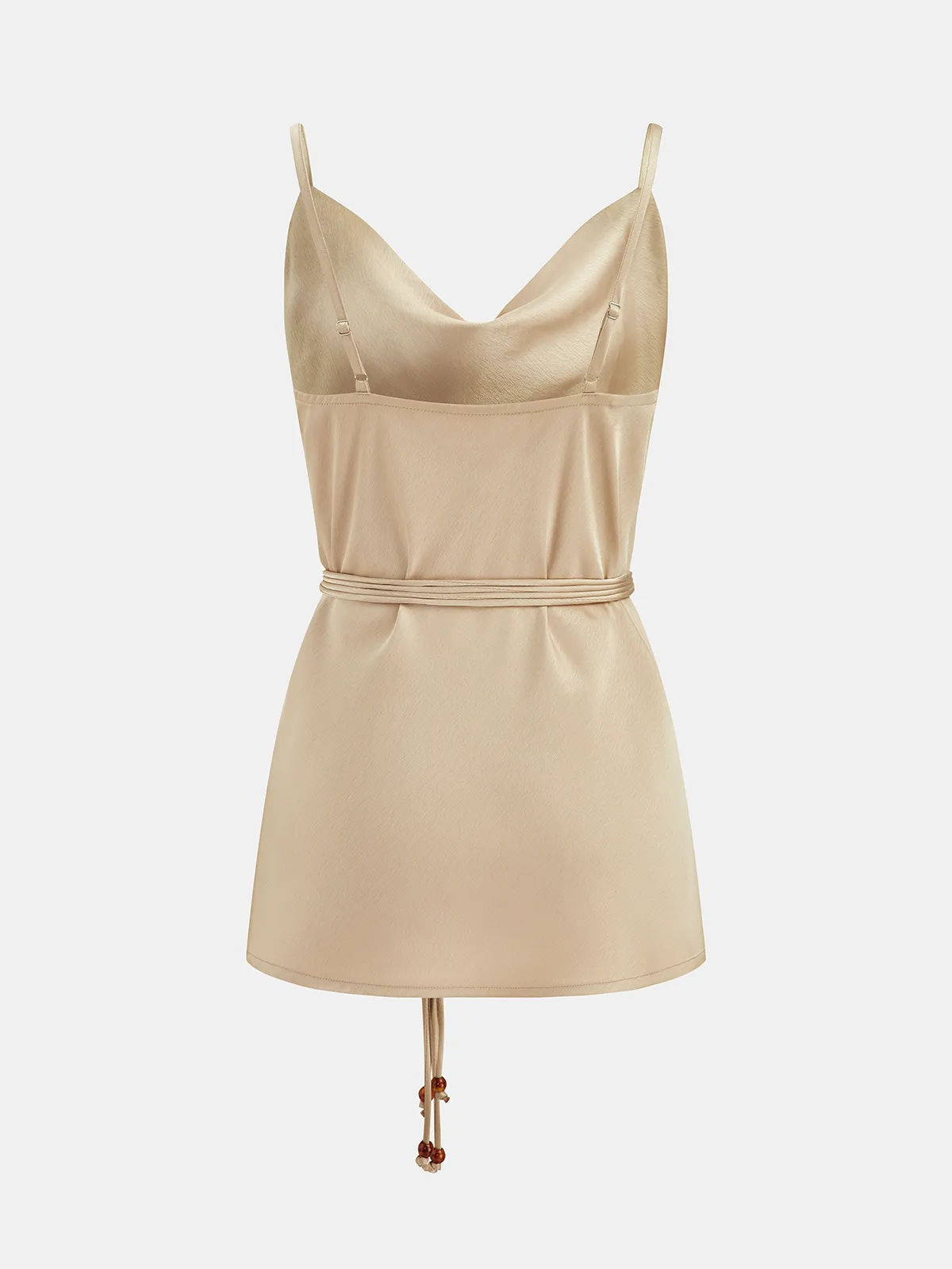 Cowl Neck Cami Top & Elastic Waist Pants Set sold by COMMENSE product image thumbnail 3