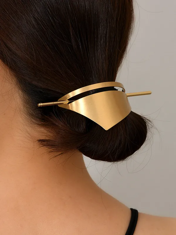 Modern Minimalist Metal Hair Stick made by COMMENSE