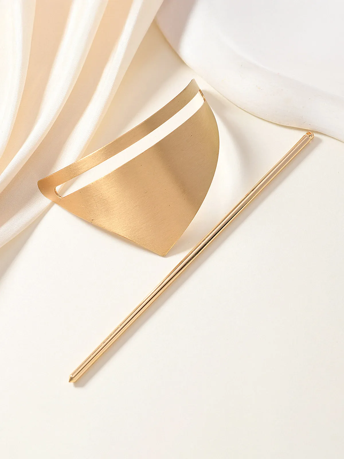 Modern Minimalist Metal Hair Stick sold by COMMENSE product image thumbnail 2