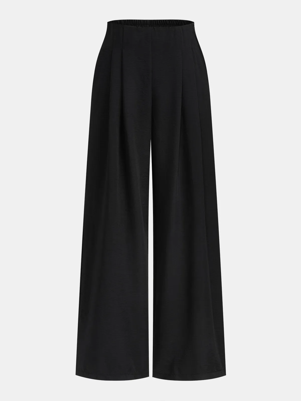 Halter Neck Button Top & Wide Leg Pants Set sold by COMMENSE product image thumbnail 5