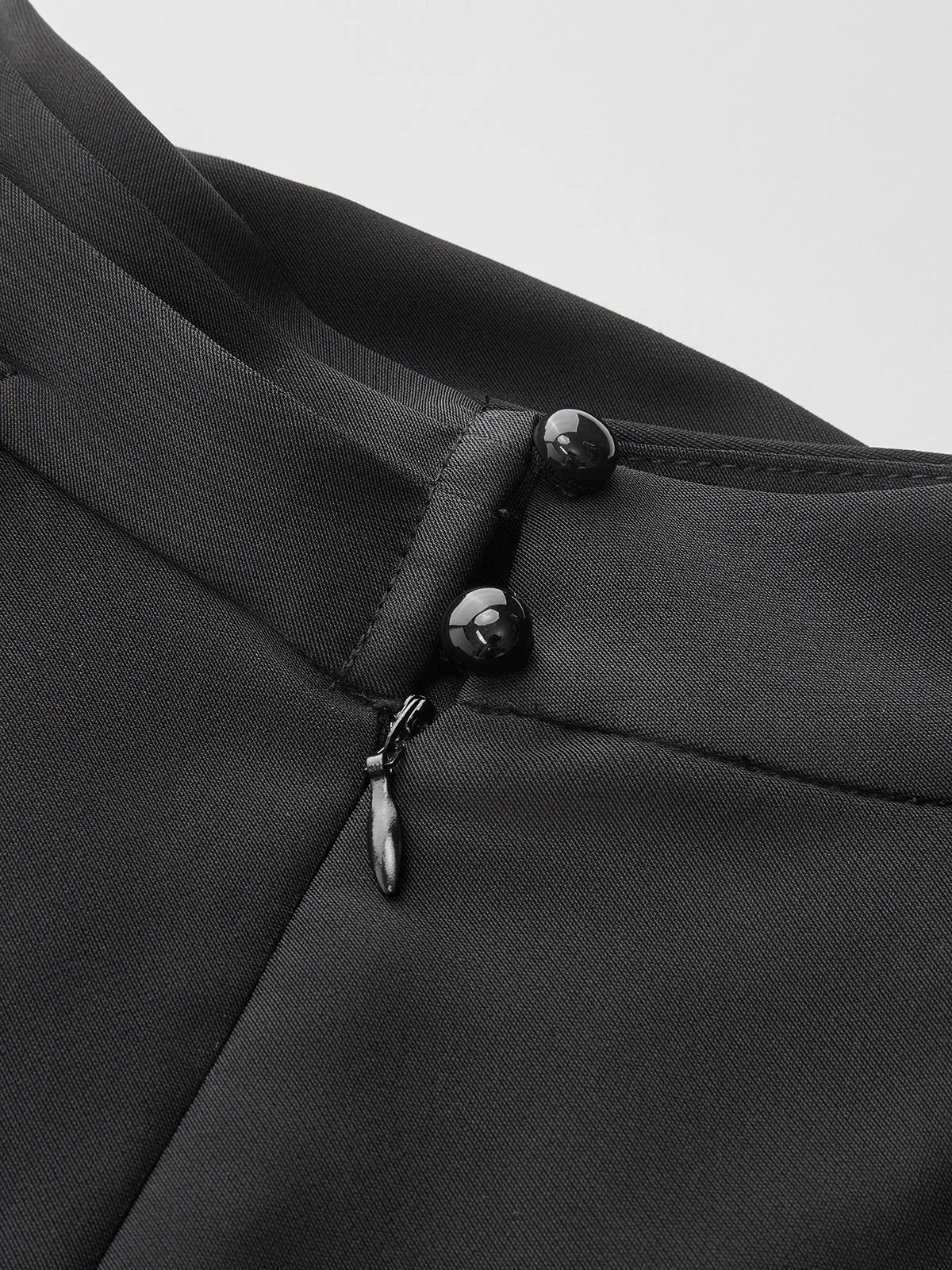Asymmetric Sleeveless Belted Tailored Romper sold by COMMENSE product image thumbnail 3