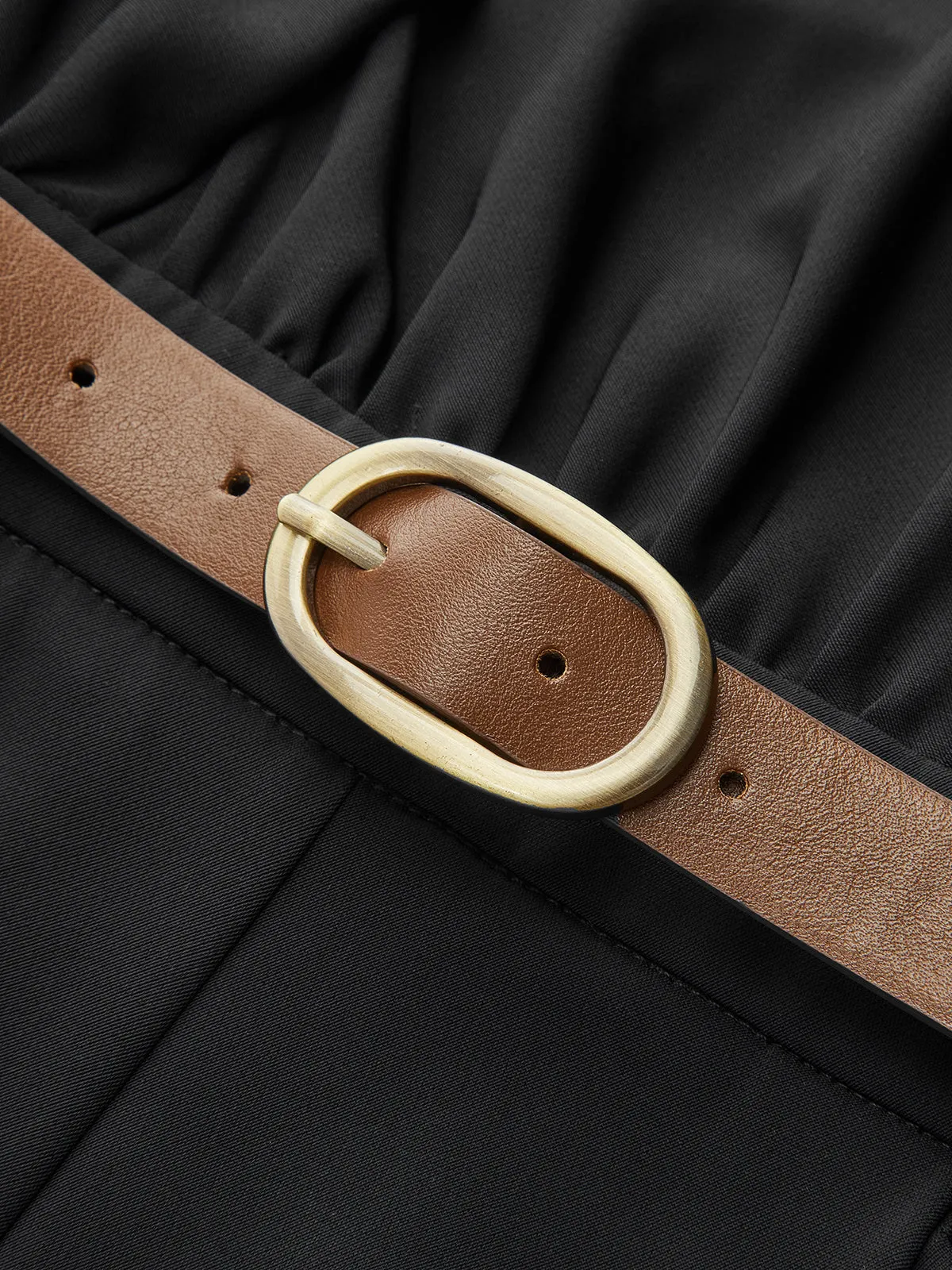 Asymmetric Sleeveless Belted Tailored Romper sold by COMMENSE product image thumbnail 4