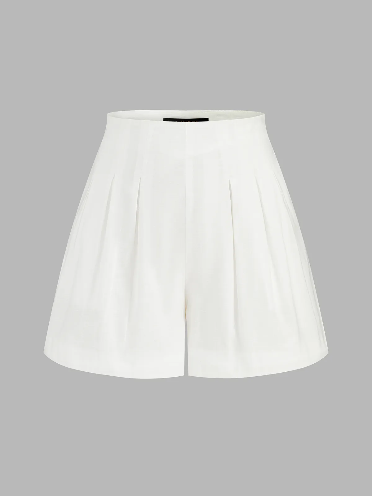 Cotton Linen Peplum Top & Pleated Shorts Set sold by COMMENSE product image thumbnail 5