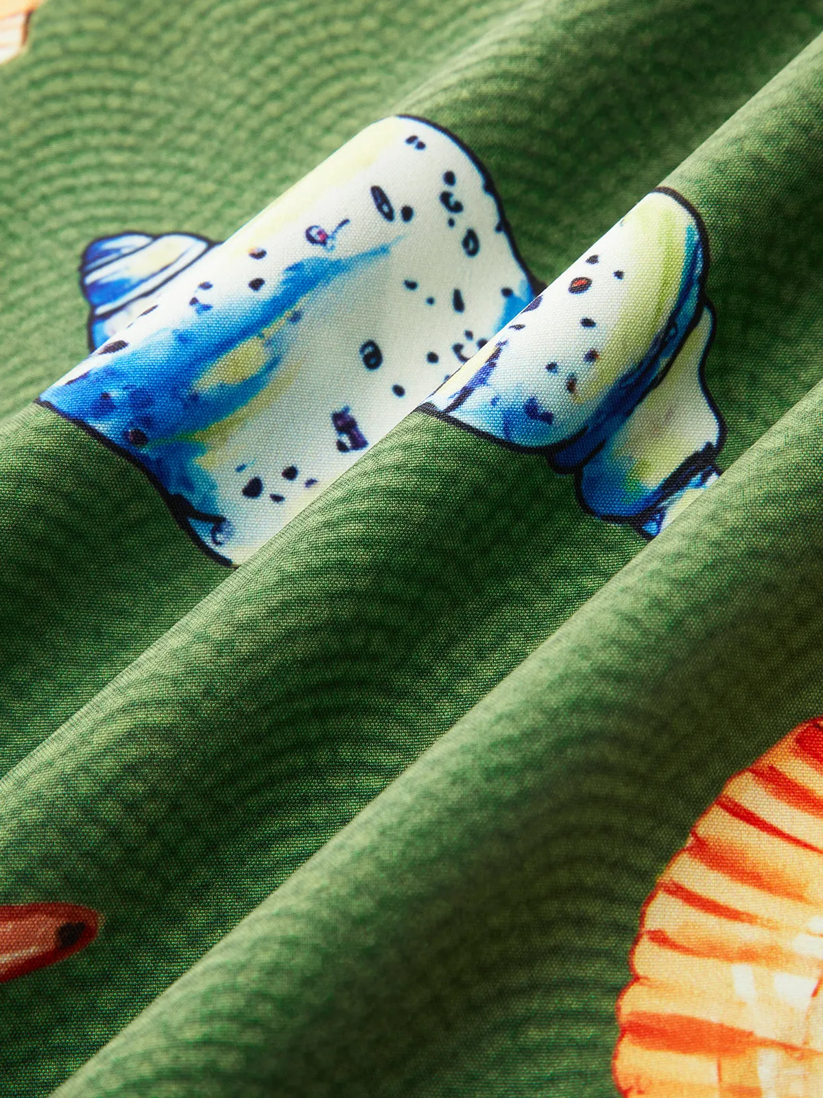 Seashell Print Wrap Mini Skirt sold by COMMENSE product image thumbnail 3