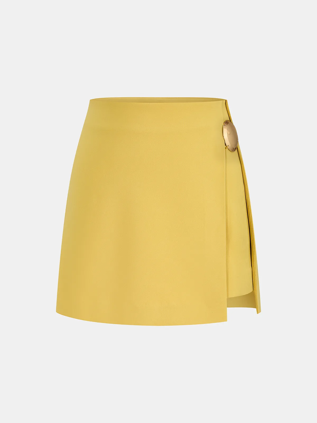 Metal Detail Sleeveless Crop Top & Mini Skirt Set sold by COMMENSE product image thumbnail 5