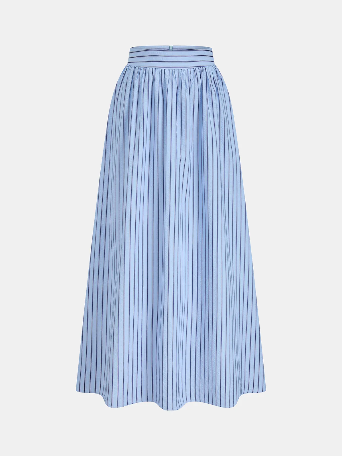 Striped Tie-Back Top & Midi Skirt Set sold by COMMENSE product image thumbnail 4