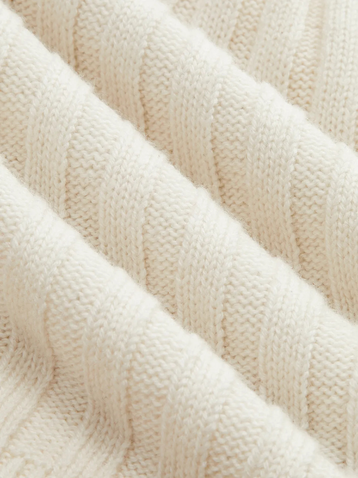 Wool Blend Ribbed Knit Top sold by COMMENSE product image thumbnail 3