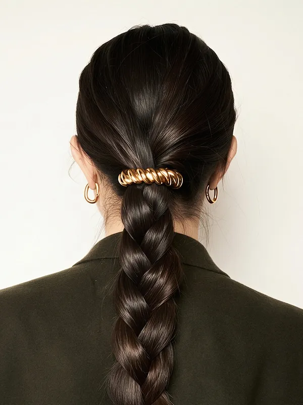 Twisted Metal Ponytail Hair Clip made by COMMENSE