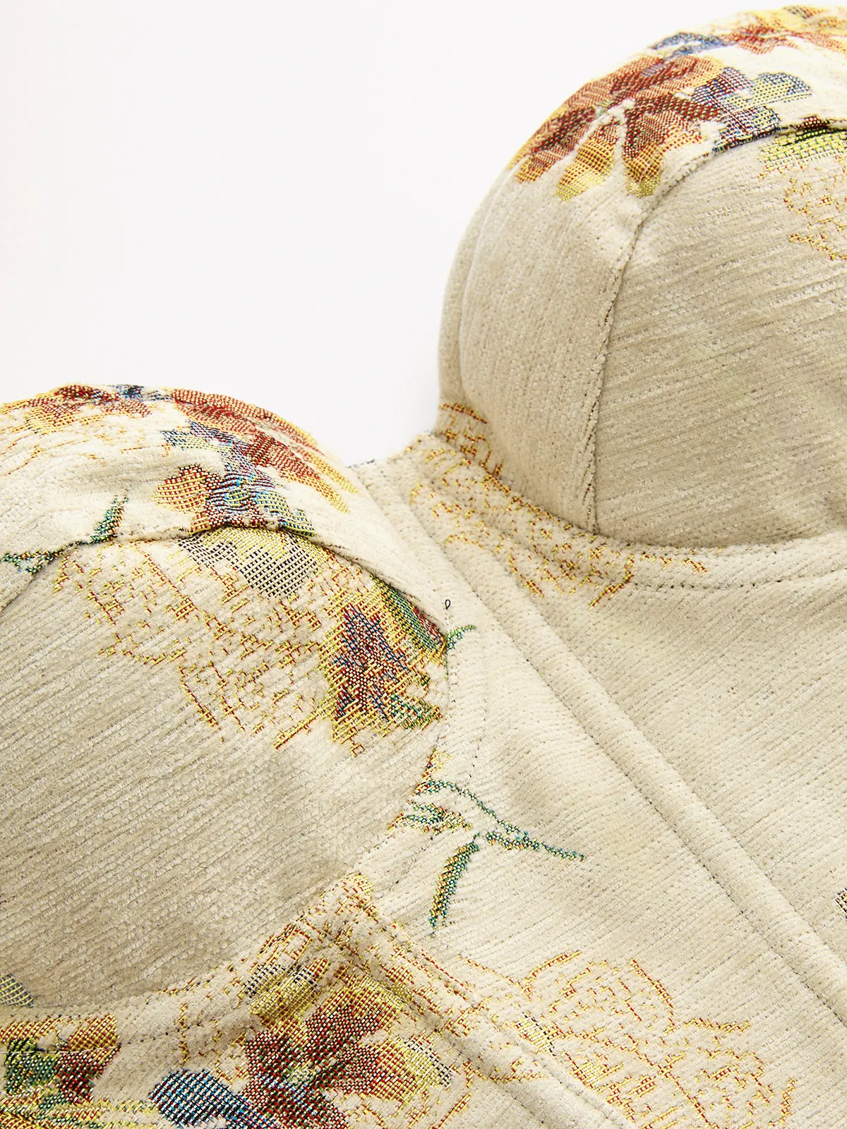 Floral Jacquard Corset Top sold by COMMENSE product image thumbnail 4