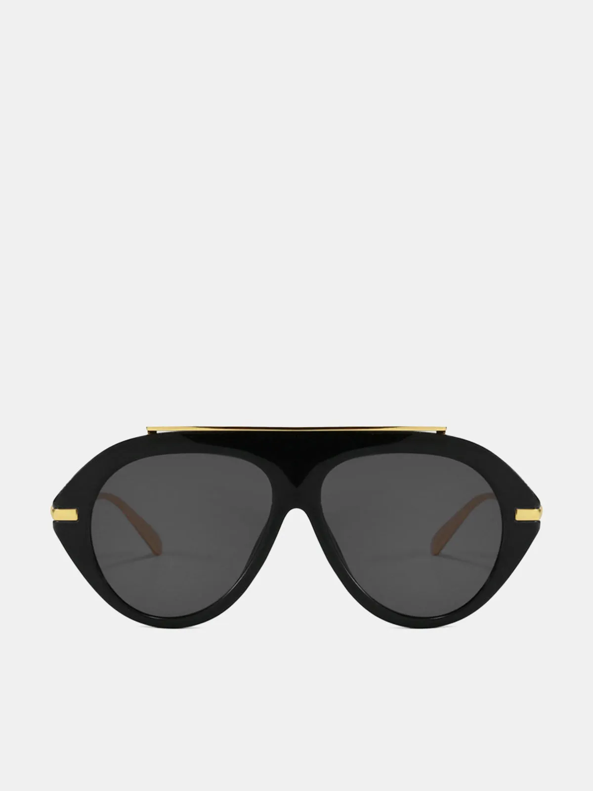 Oversized Aviator Metal Sunglasses sold by COMMENSE product image thumbnail 2