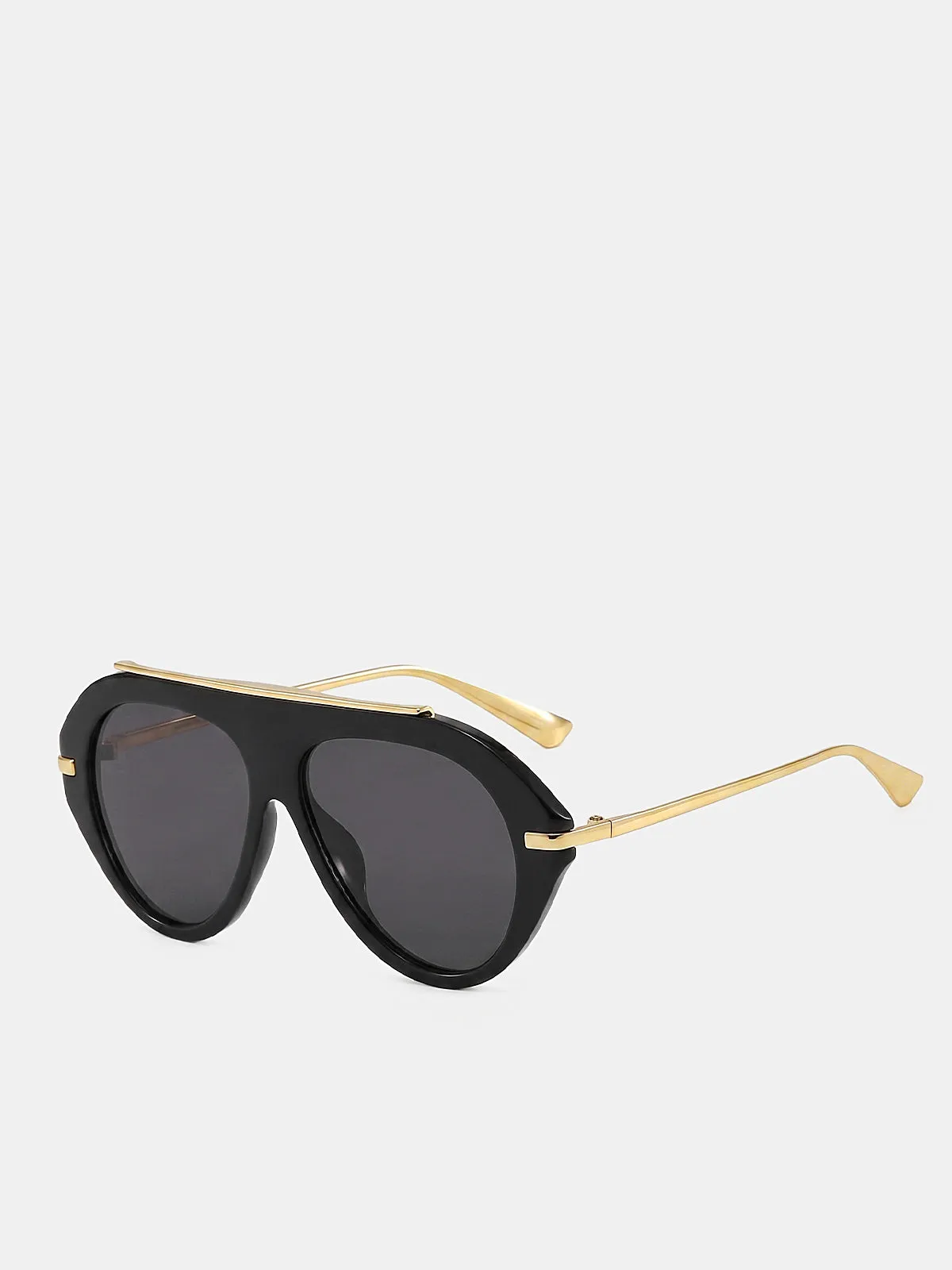 Oversized Aviator Metal Sunglasses sold by COMMENSE