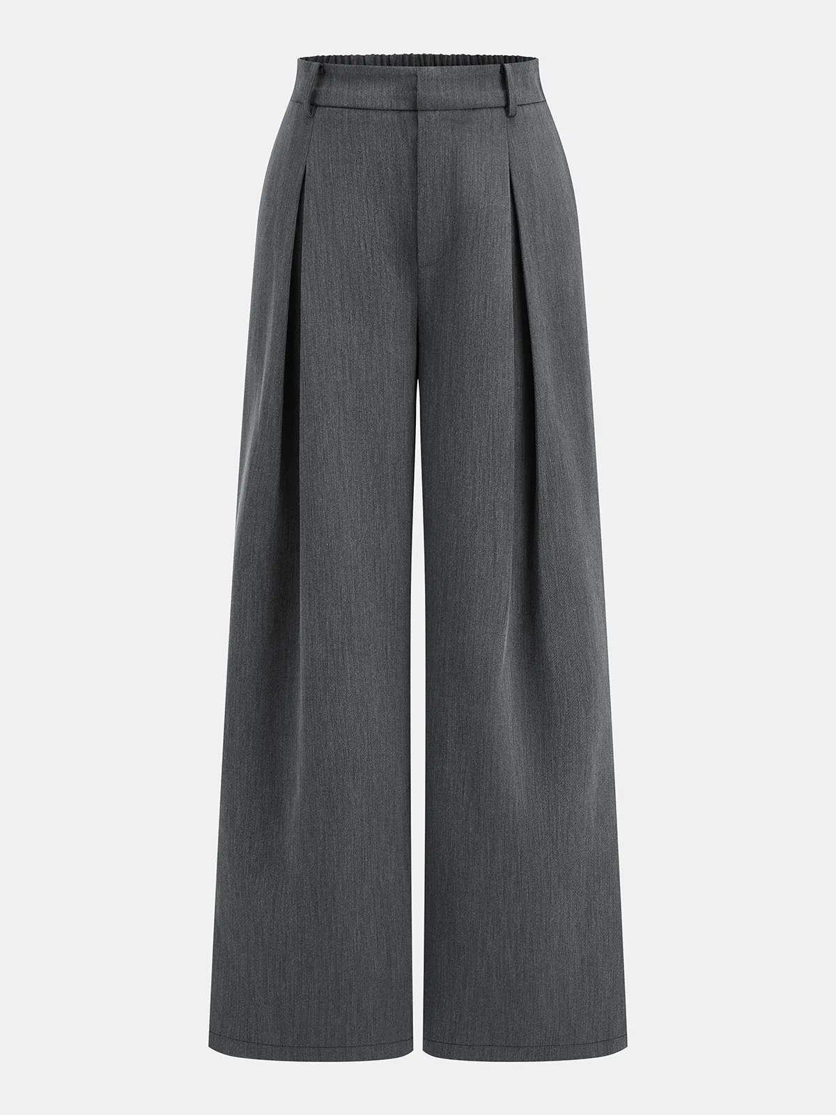 Cap Sleeve Ruched Blouse & Pleated Pants Set sold by COMMENSE product image thumbnail 3