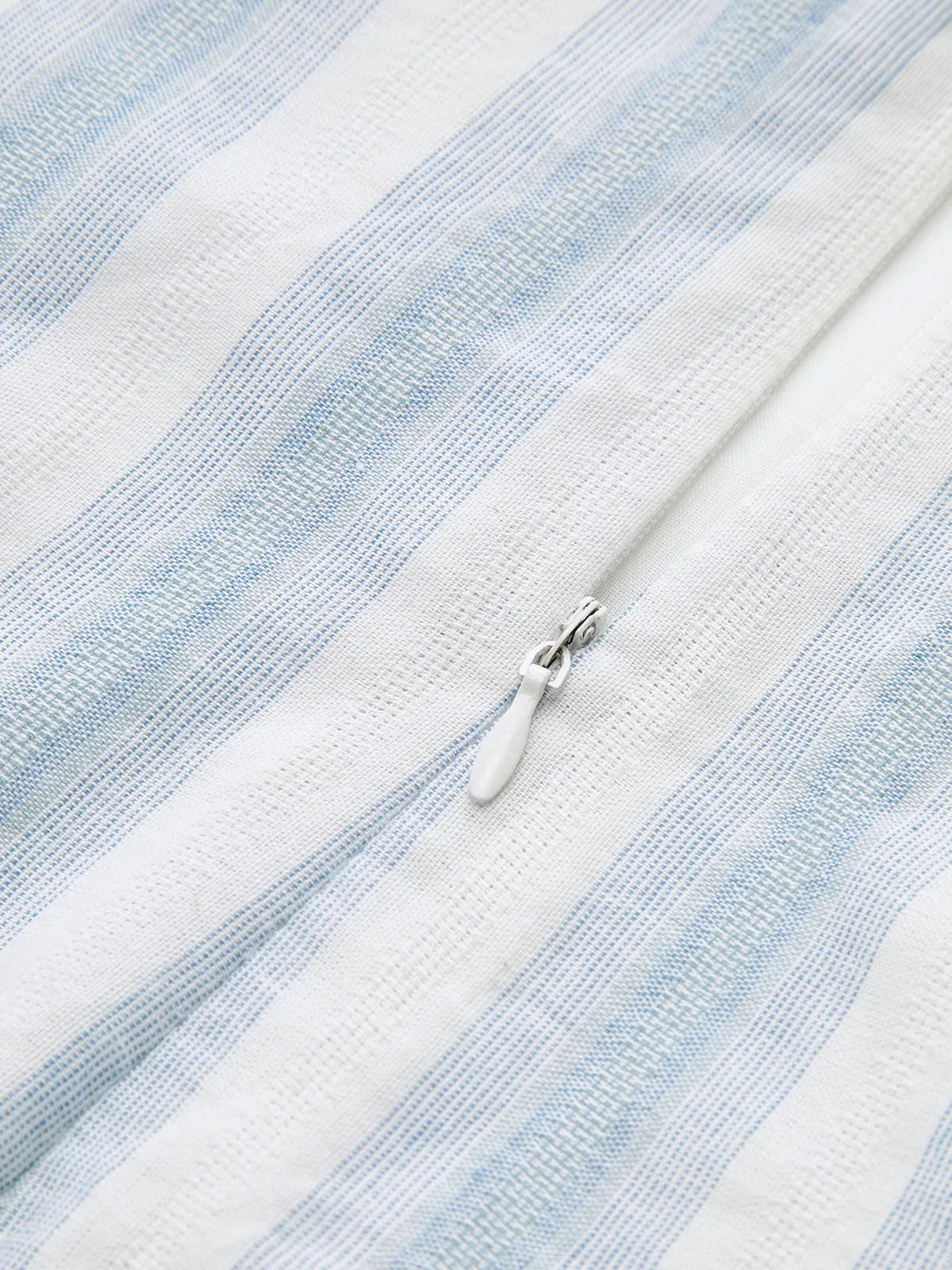 Striped Cotton Halter Maxi Dress sold by COMMENSE product image thumbnail 5