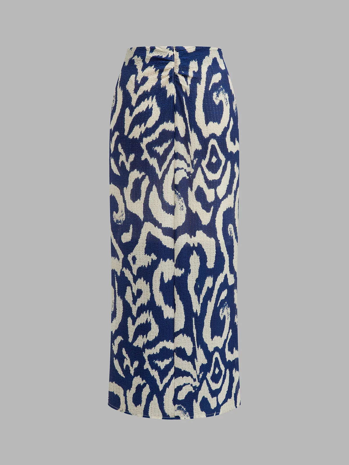Halter Wrap Top & Abstract Print Skirt Set sold by COMMENSE product image thumbnail 5